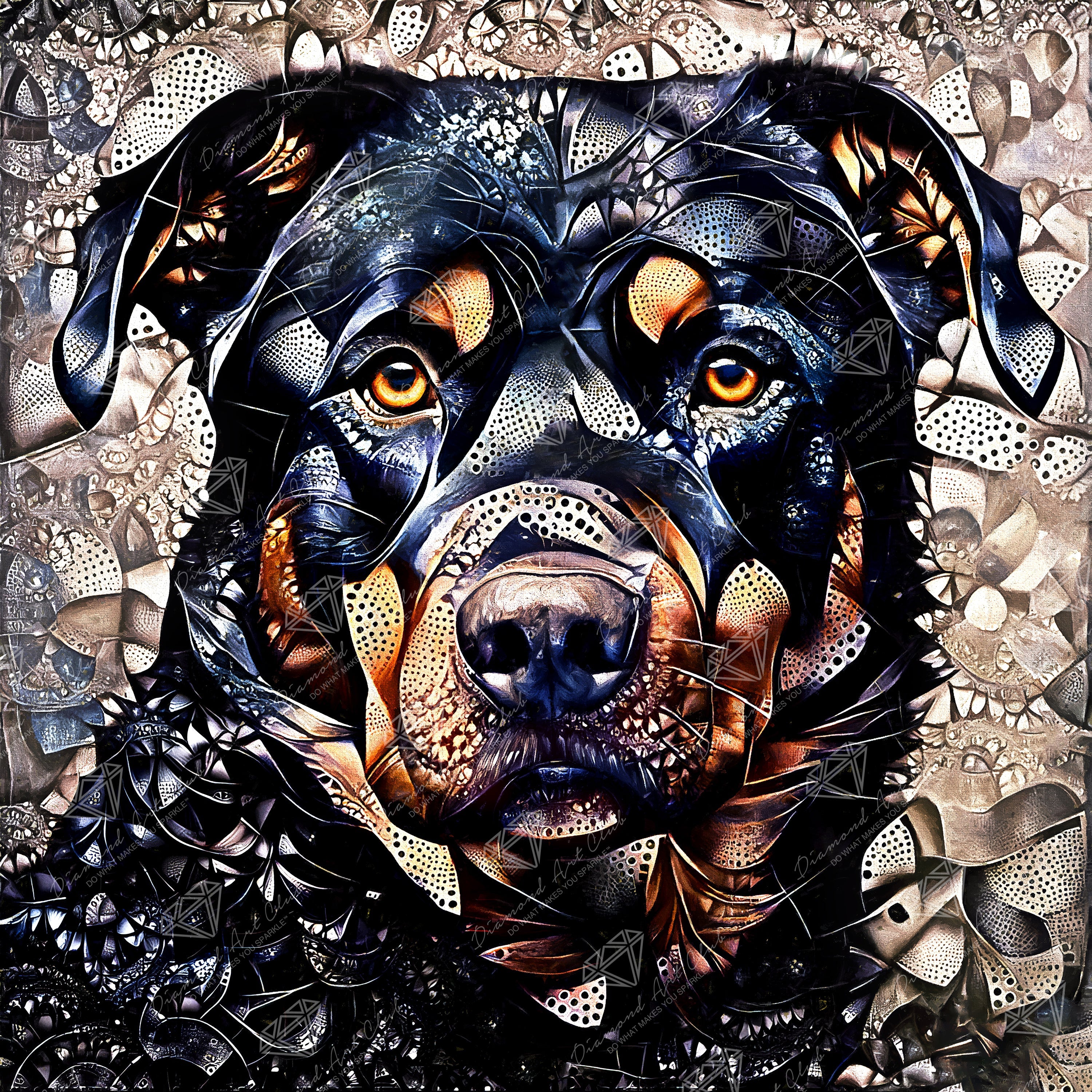 Diamond Head Rottweilers Mesha the Rottweiler – Official Diamond Art Club®