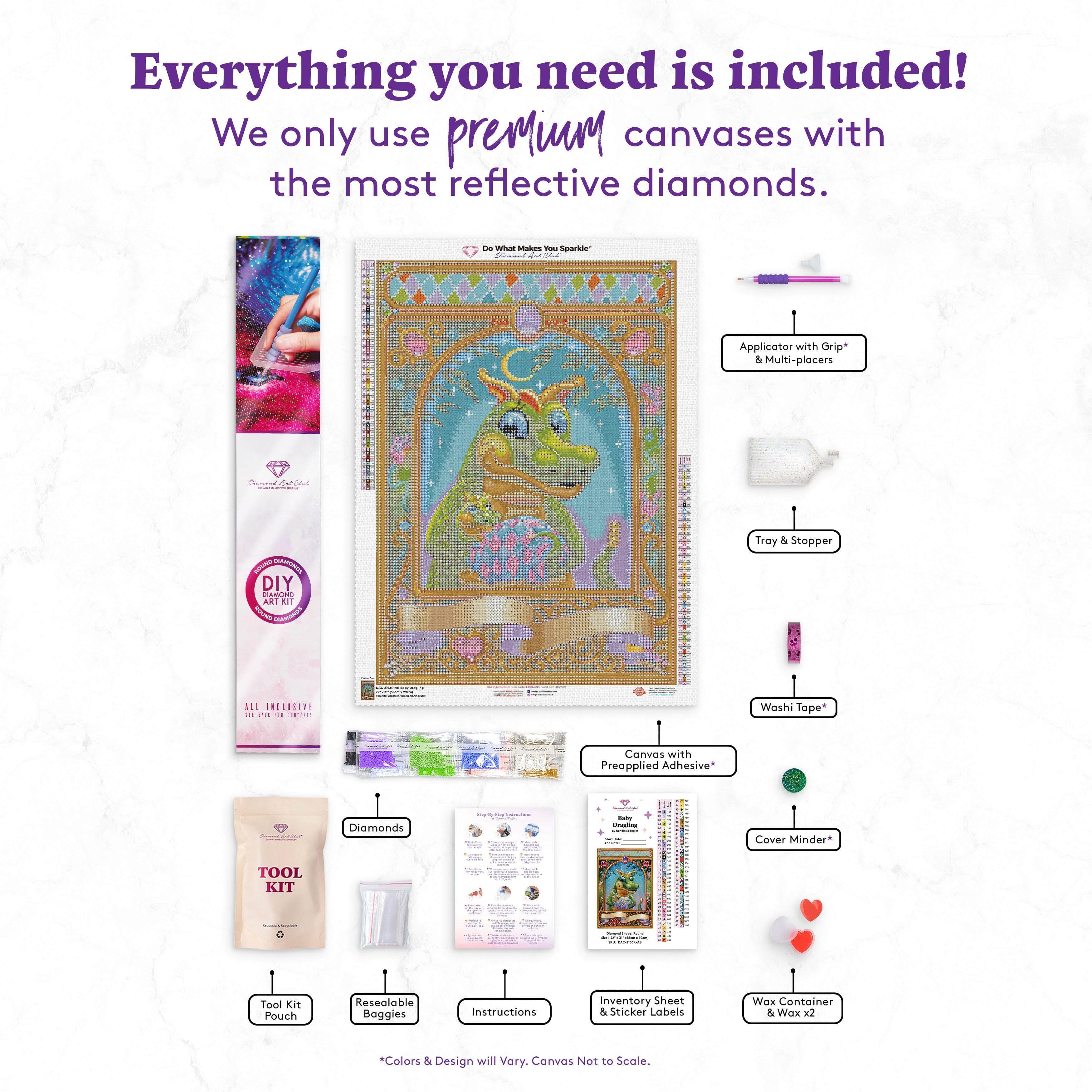 Baby Dragling – Official Diamond Art Club®