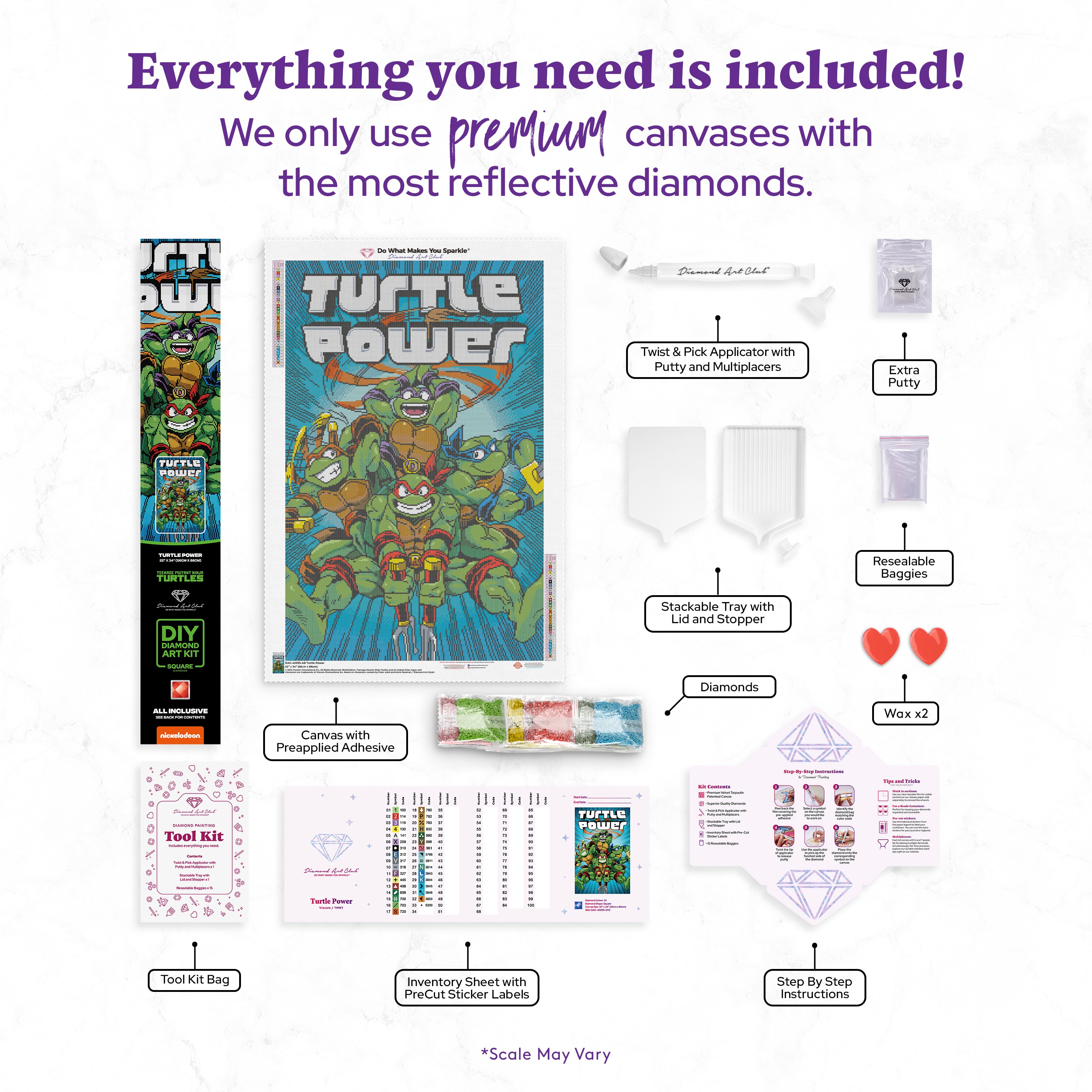 Turtle Power Unit Turtle Power – Official Diamond Art Club®