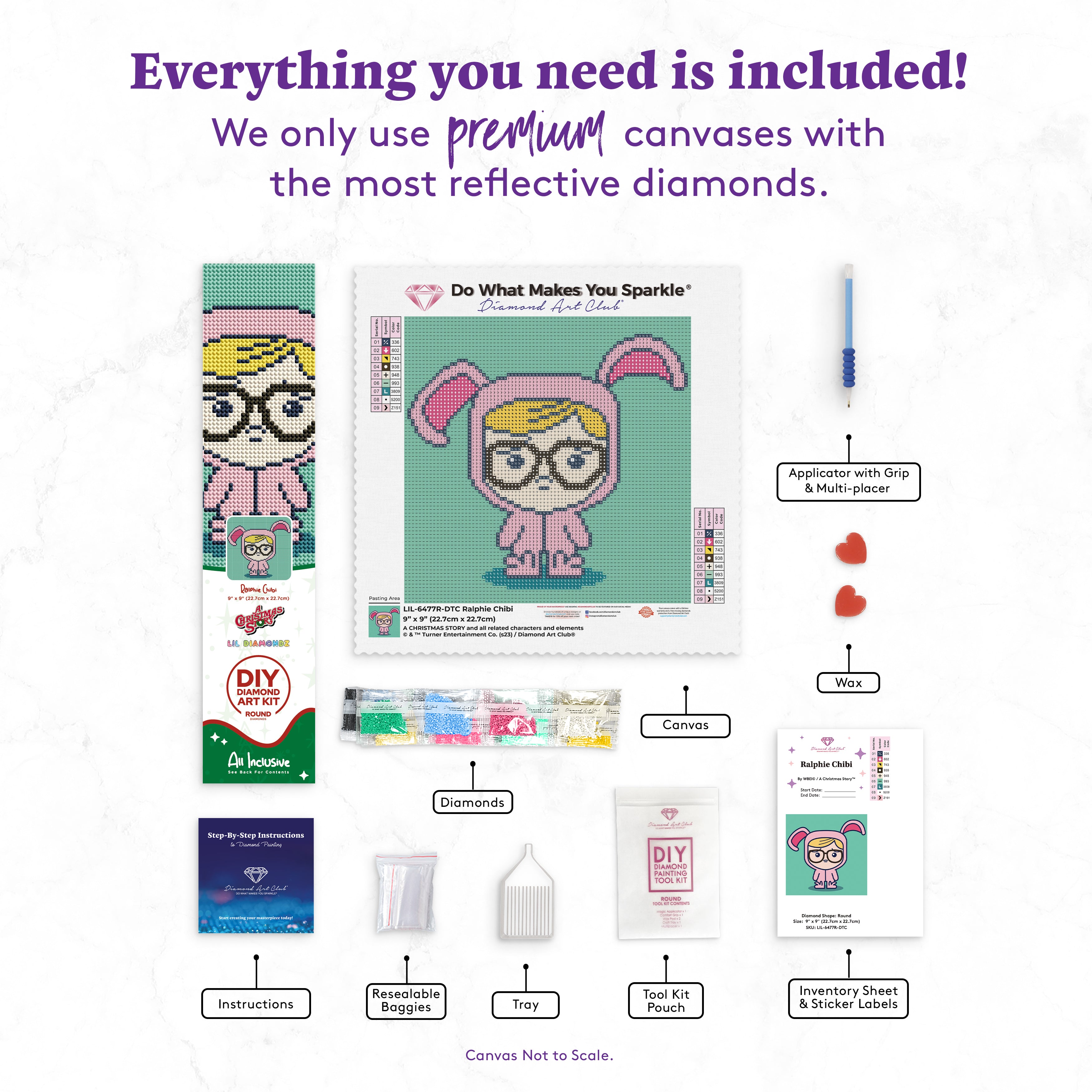 Ralphie Chibi – Official Diamond Art Club®