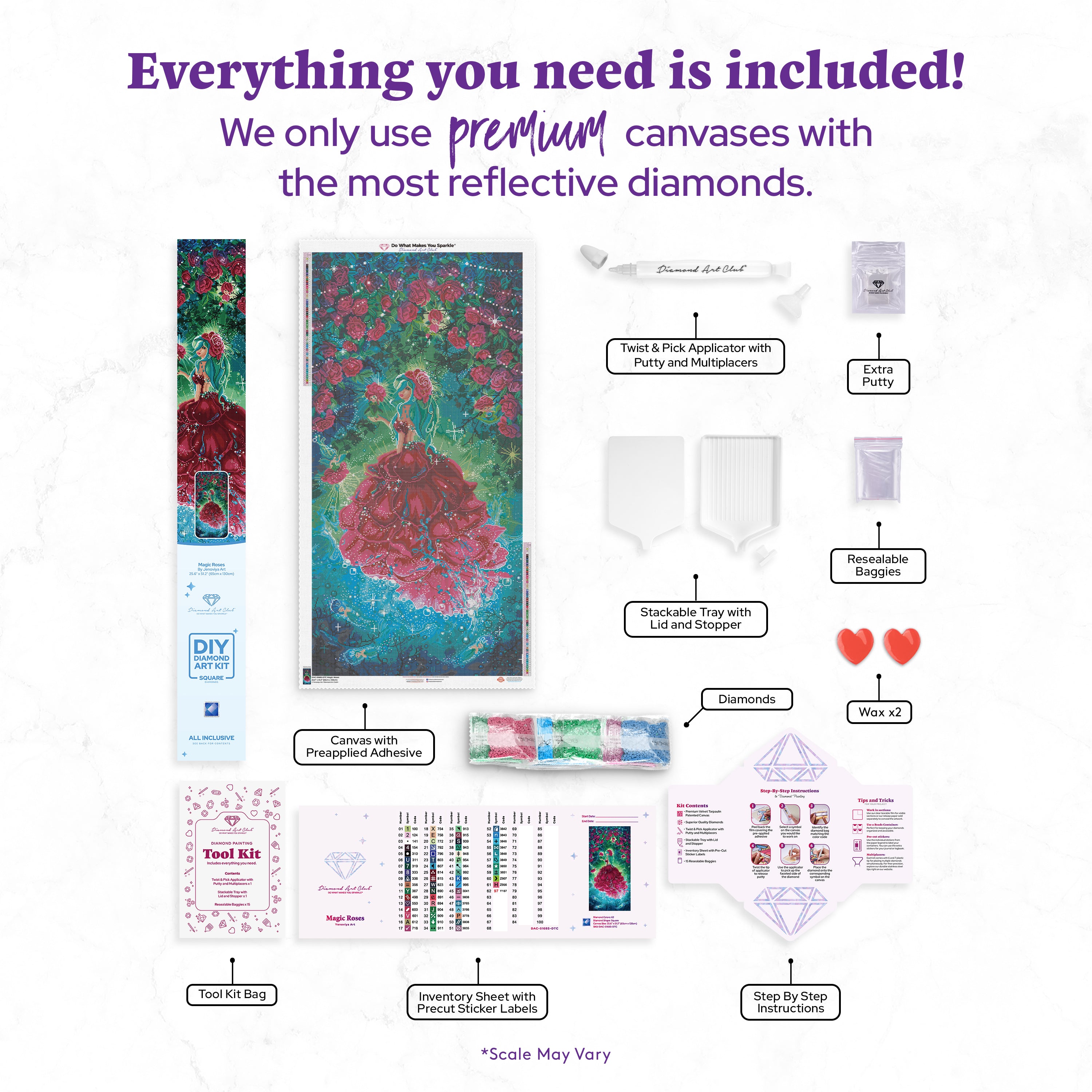 Magic Roses – Official Diamond Art Club®