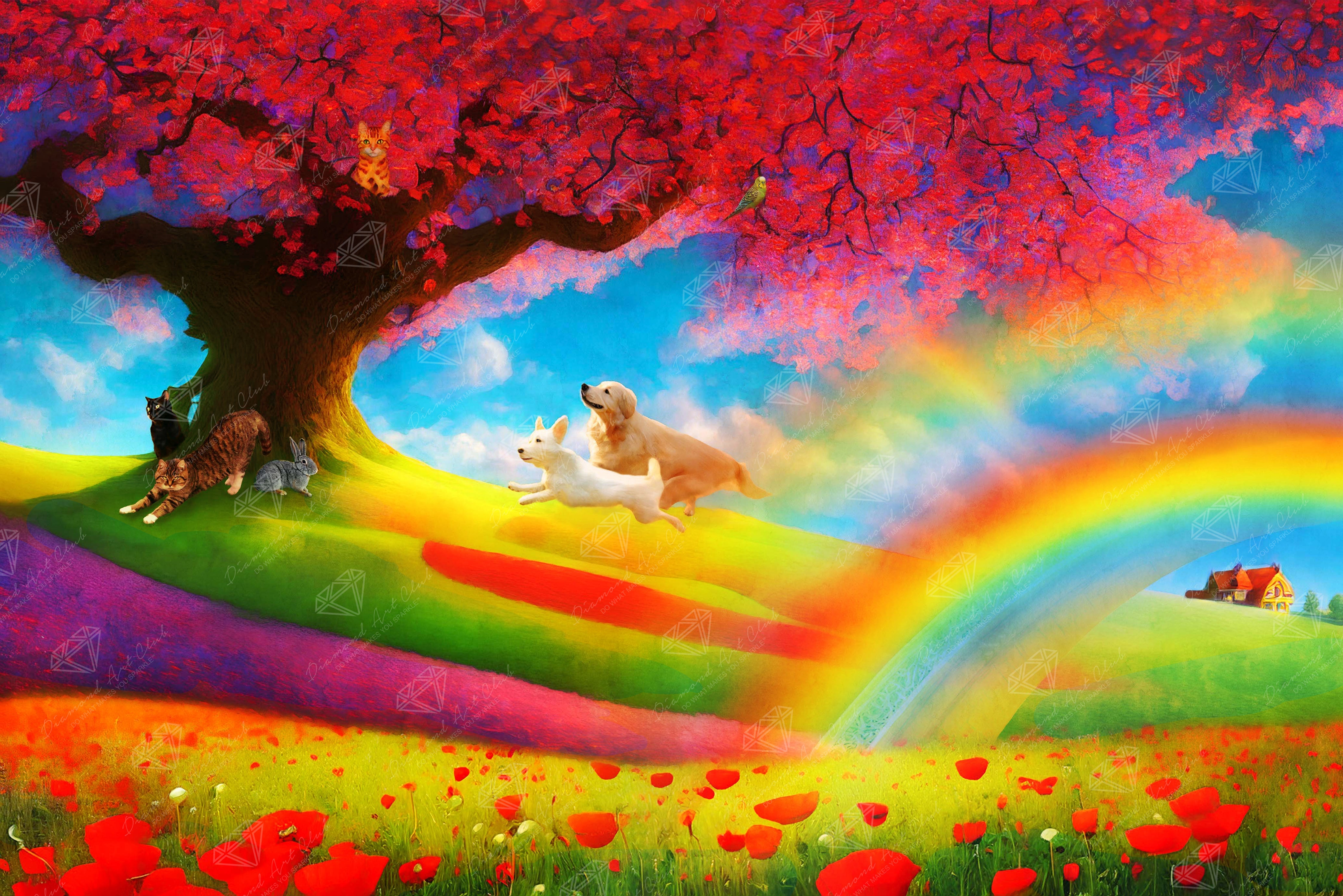 Over the Rainbow Bridge – Official Diamond Art Club®