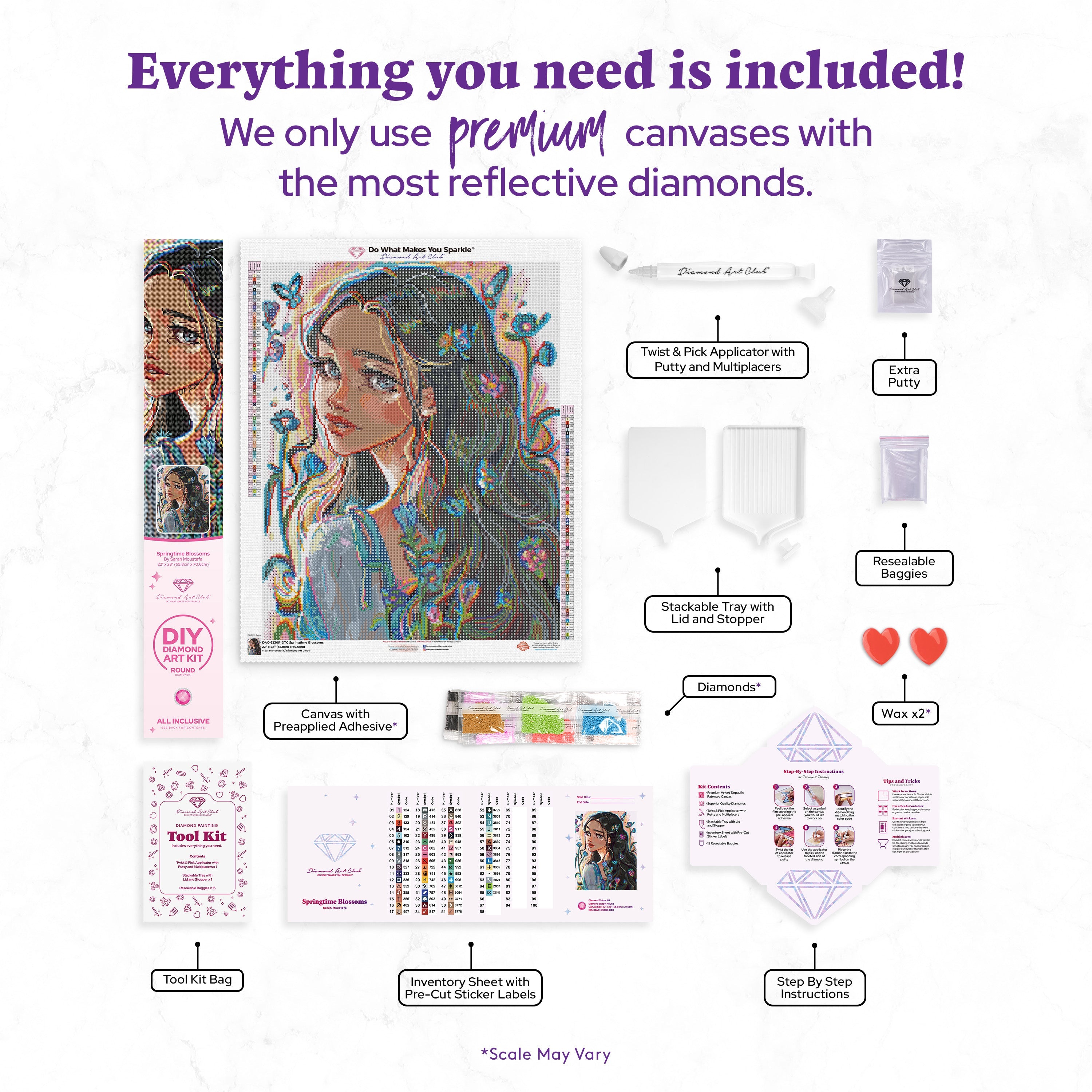 Springtime Blossm Springtime Blossoms – Official Diamond Art Club®